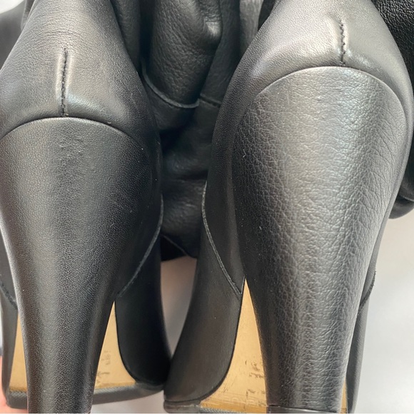 Saks Fifth Avenue Slouchy Leather Boots - Picture 6 of 8